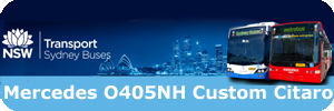 Sydney Buses Mercedes O405NH Custom Citaro advert buses